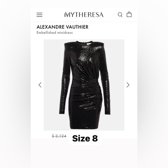 ALEXANDRE VAUTHIER
Embellished minidress - Picture 1 of 3